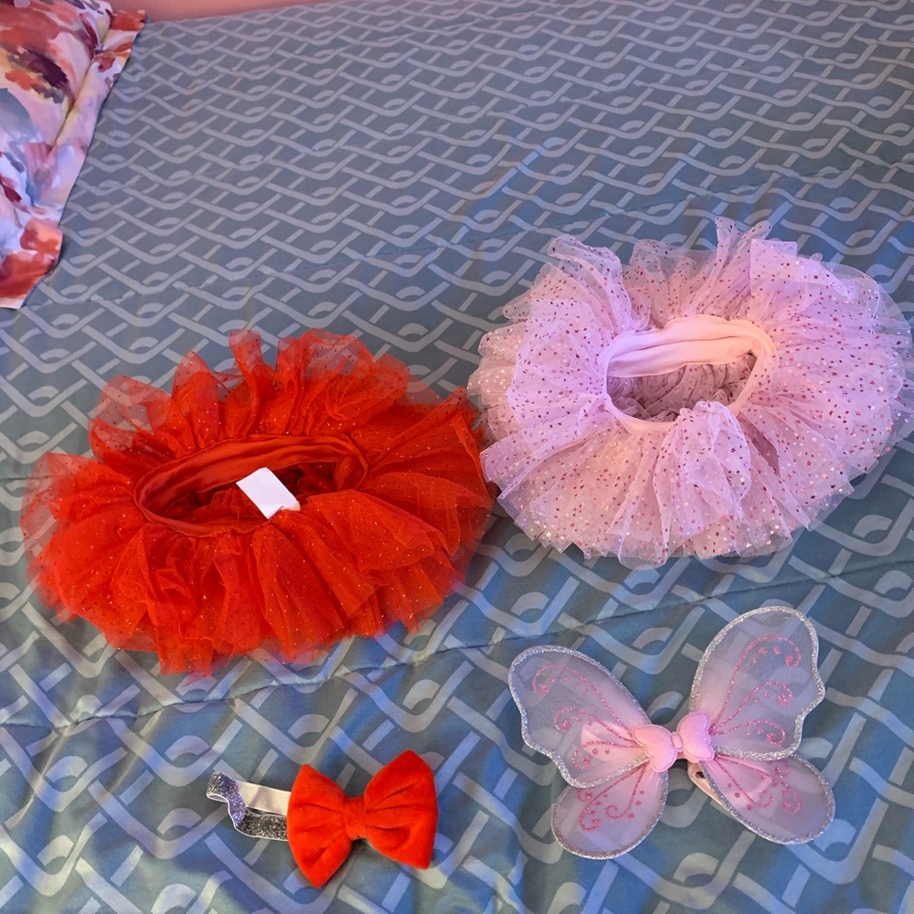 Tutus with headband and butterfly accessorie